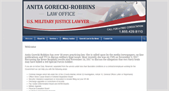 Desktop Screenshot of goreckilaw.com